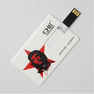 Ernesto Guevara CaraUSB flash drive 4gb card-type flash disk creative gifts cartoon characters business cards custom logo